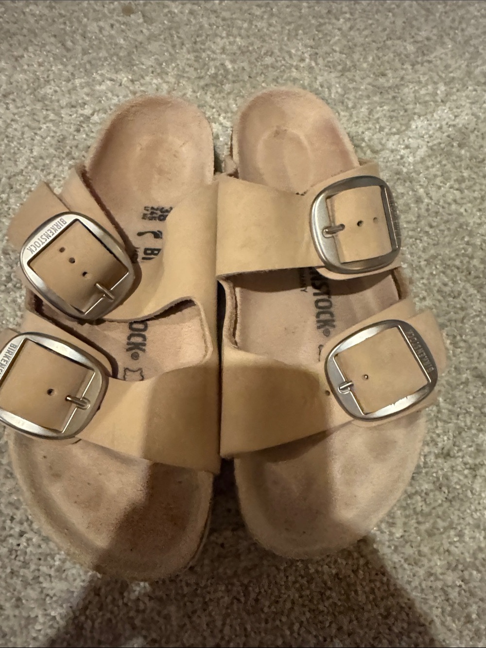 Birkenstock big buckle sandals